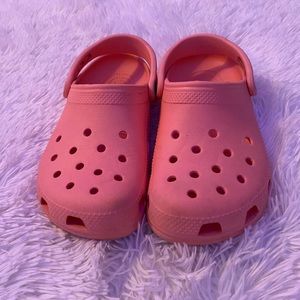 Coral Classic Crocs